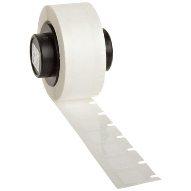 Gloss Finish White Thermal Transfer Portable Printer BradyBondz Label 500 per Roll Brady PTL-4-423 TLS 2200 and TLS PC Link 0.4 Width x 0.4 Height B-423 Permanent Polyester